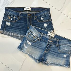 Abercrombie Denim Shorts Set